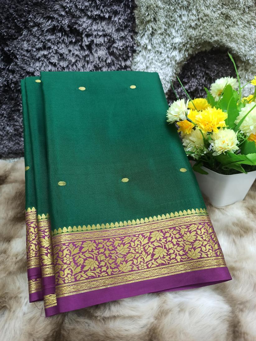 Pure Mysore Silk Saree(60 Grams)