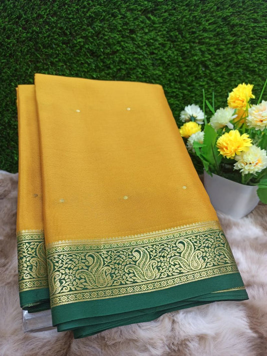 Pure Mysore Silk Saree( 60 Grams )