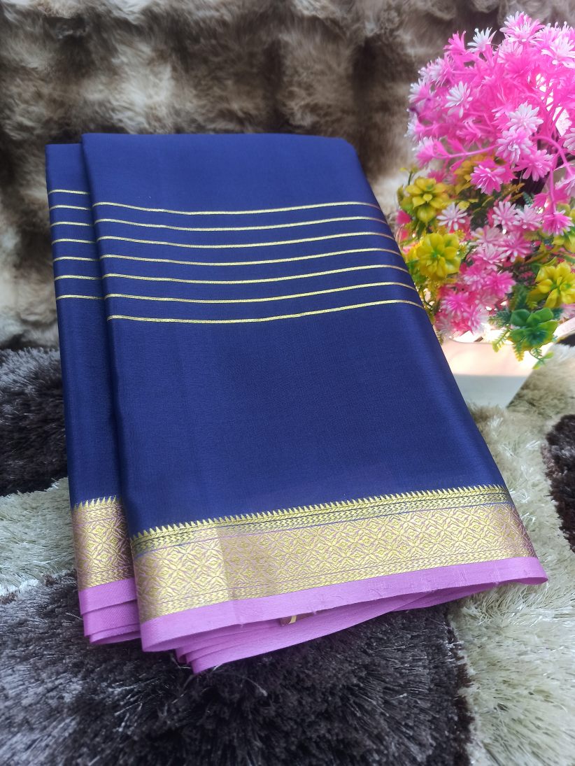 Pure Mysore Silk Saree( 60Grams )