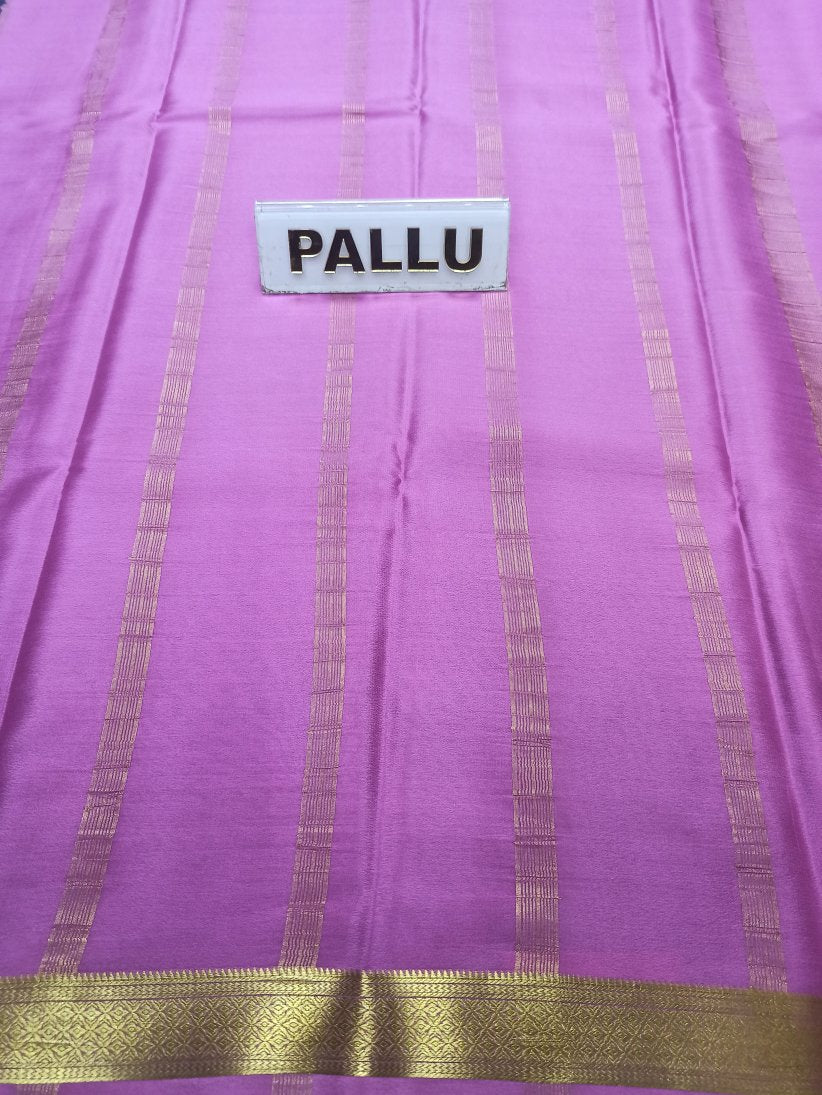 Pure Mysore Silk Saree( 60Grams )