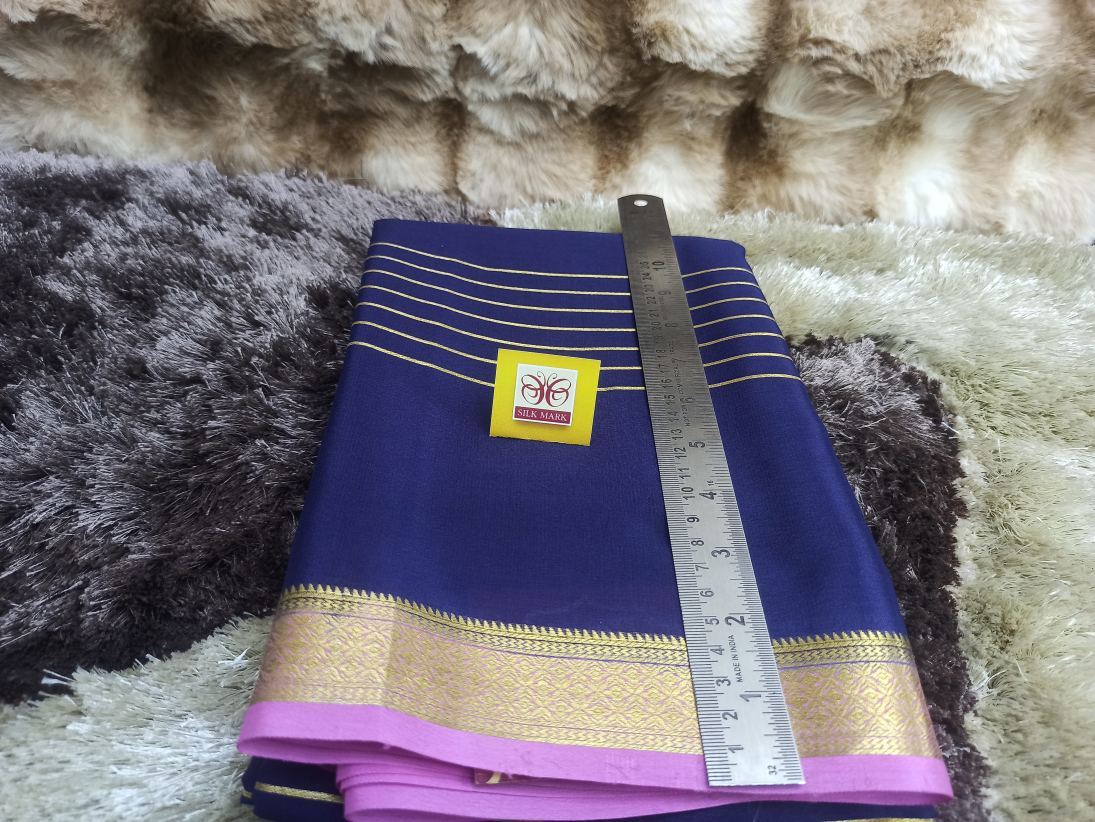 Pure Mysore Silk Saree( 60Grams )