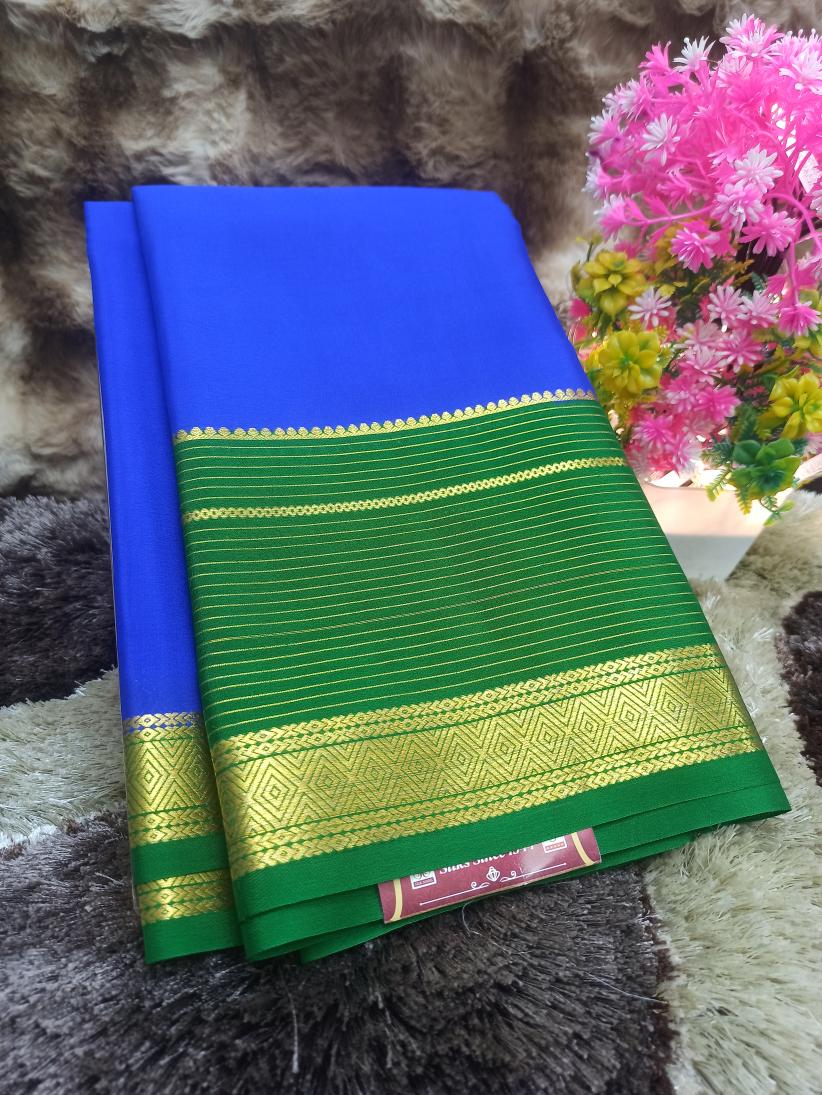 Pure Mysore Silk Saree( 60Grams )