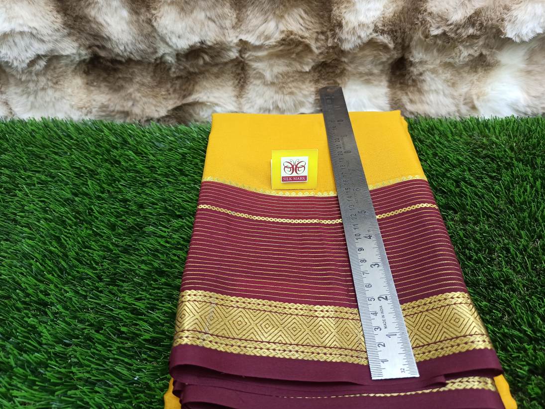 Pure Mysore Silk Saree( 60Grams )