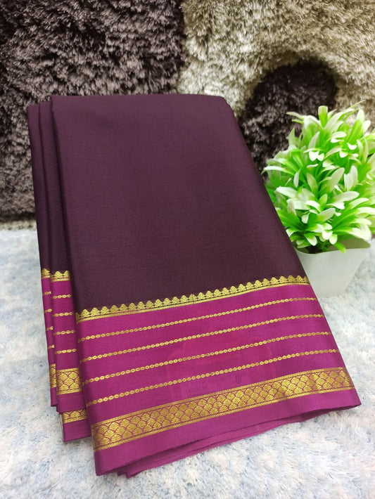 Pure Mysore Silk Saree(60 Grams)