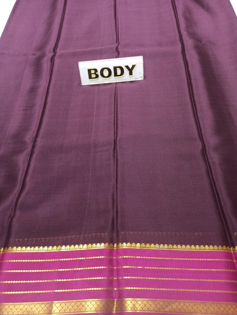 Pure Mysore Silk Saree(60 Grams)