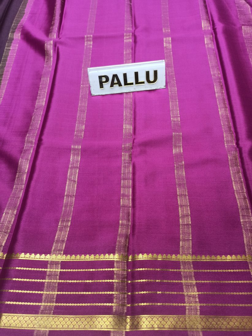 Pure Mysore Silk Saree(60 Grams)