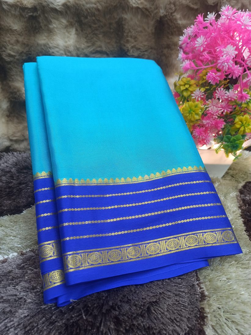 Pure Mysore Silk Saree( 60Grams )