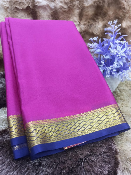 Pure Mysore Silk Saree(60 Grams)