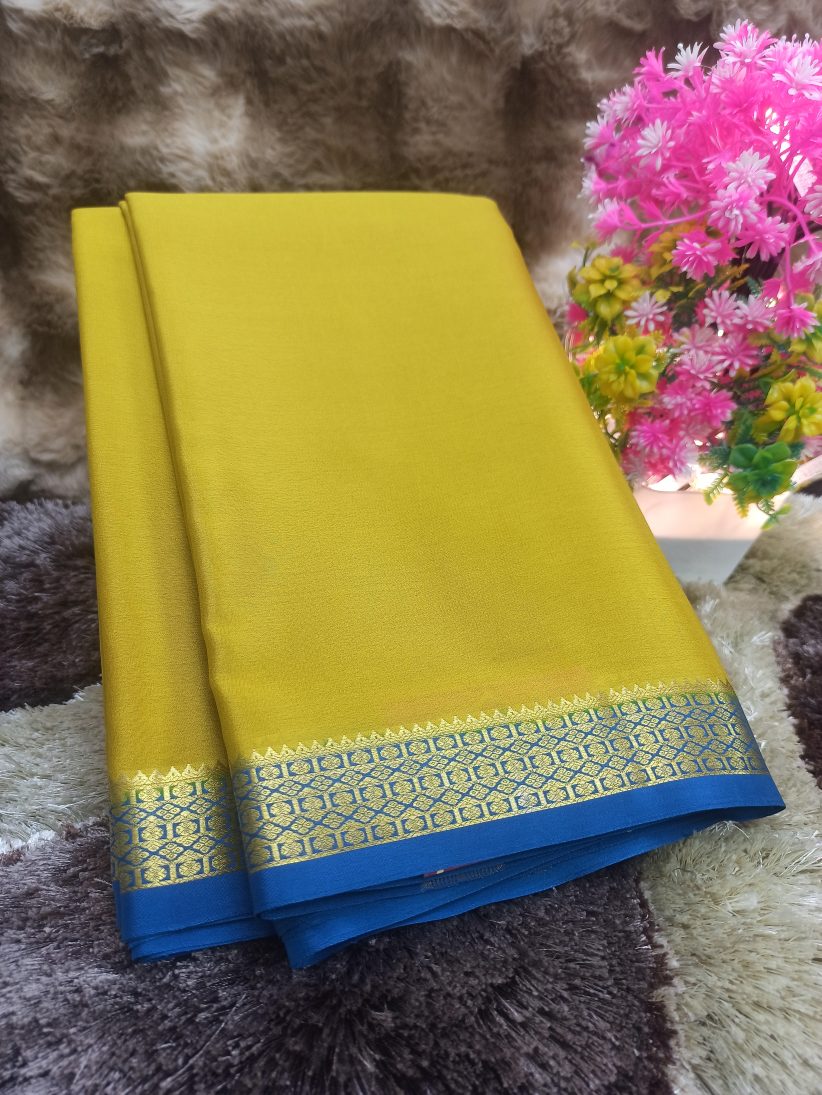 Pure Mysore Silk Saree( 60Grams )