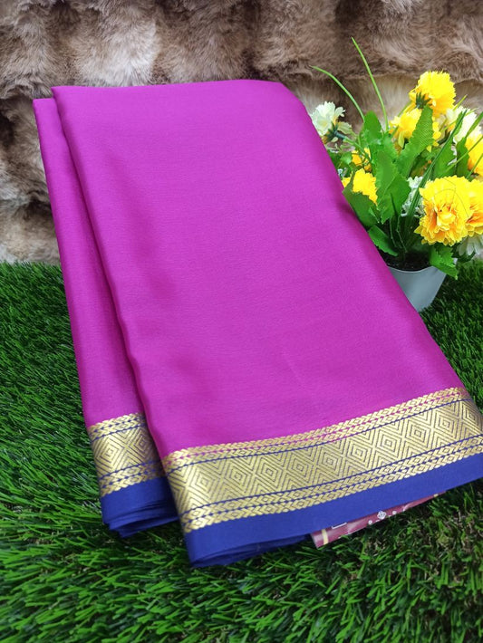 Pure Mysore Silk Saree( 60Grams )