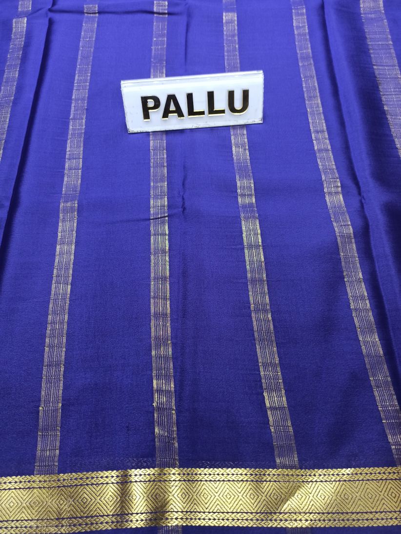 Pure Mysore Silk Saree( 60Grams )