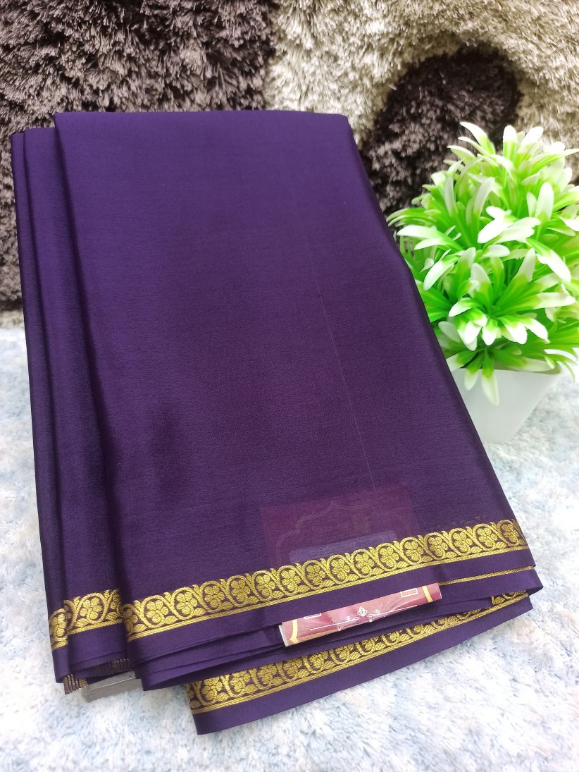 Pure Mysore Silk Saree(60 Grams)