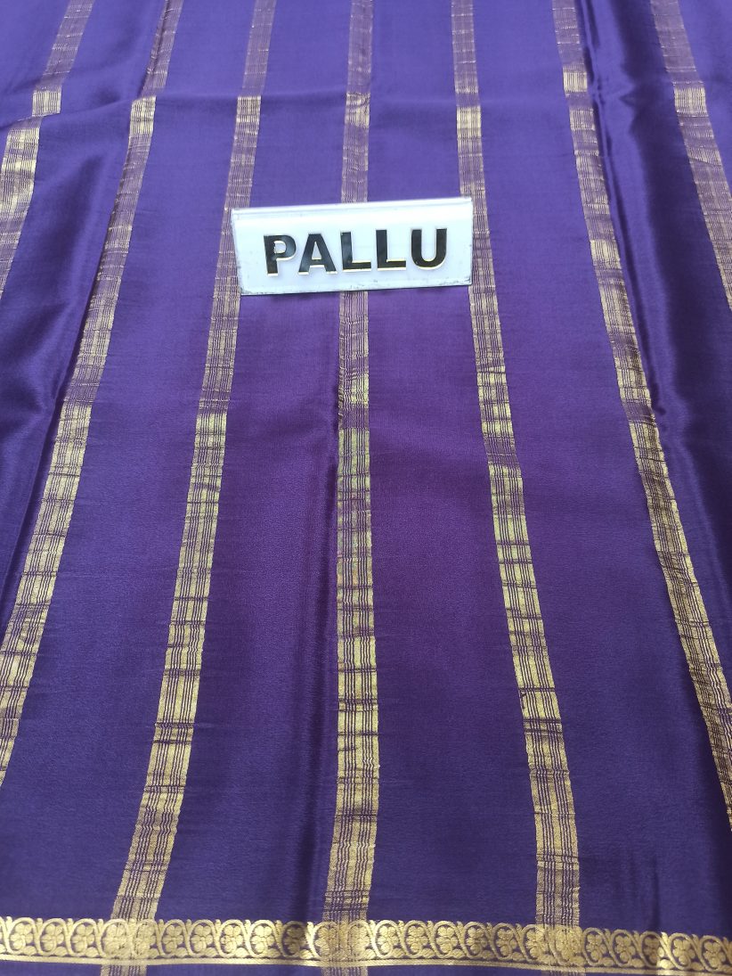 Pure Mysore Silk Saree(60 Grams)