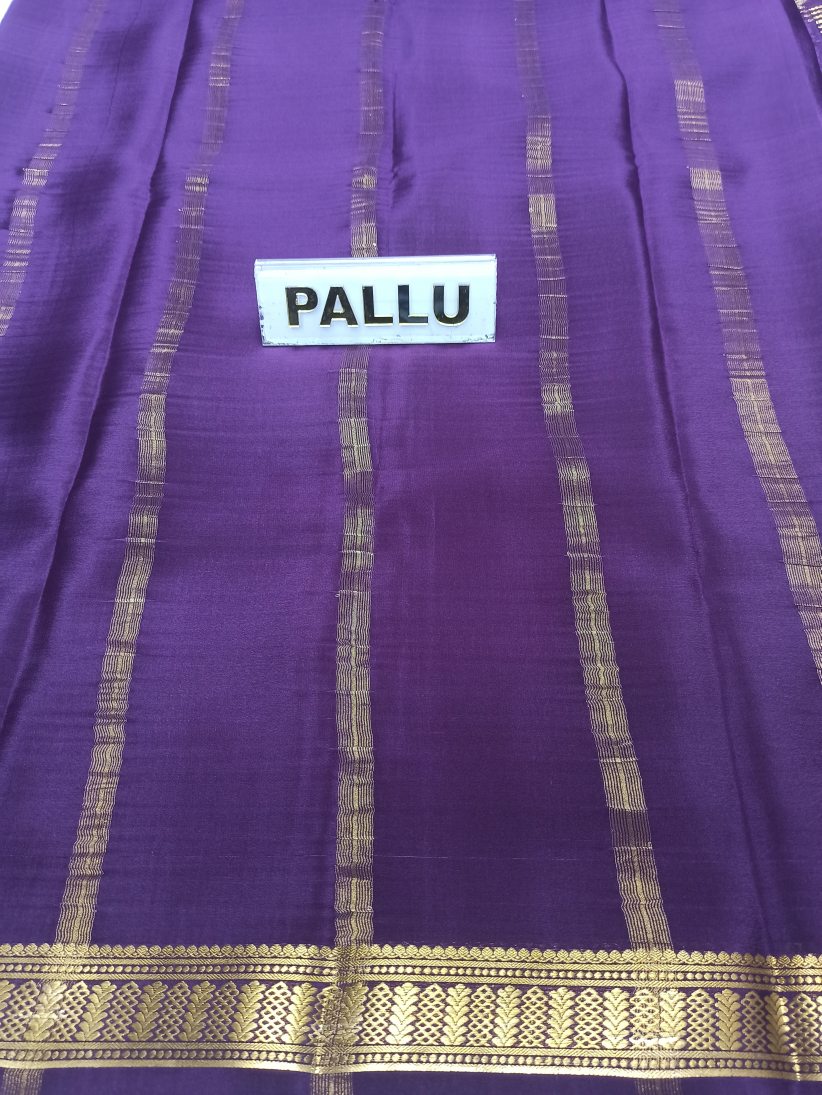 Pure Mysore Silk Saree ( 60 Grams )