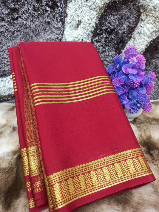 Pure Mysore Silk Saree ( 60 Grams )