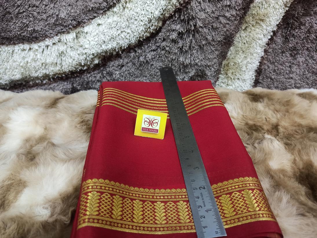 Pure Mysore Silk Saree ( 60 Grams )