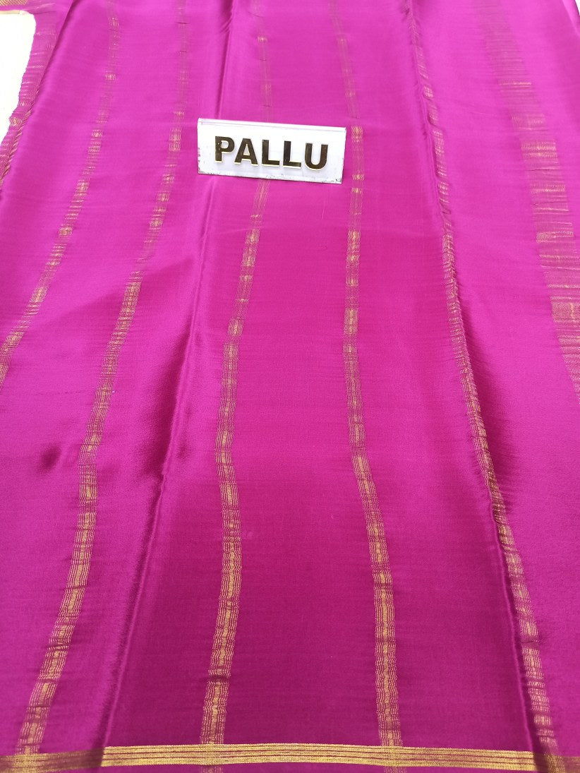 Pure Mysore Silk Saree