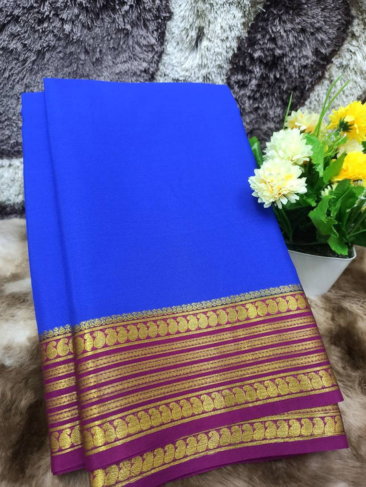 Pure Mysore Silk Saree ( 60 Grams )