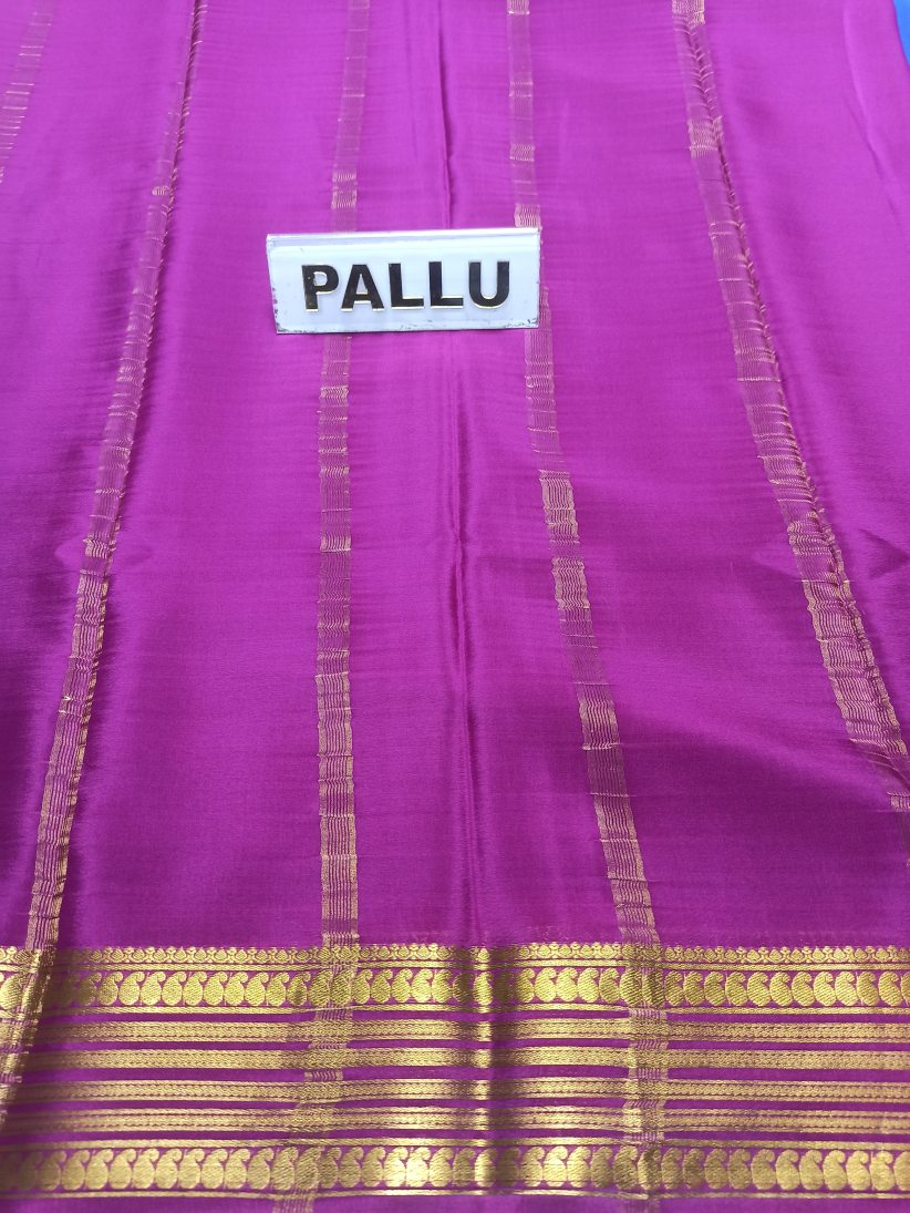 Pure Mysore Silk Saree ( 60 Grams )