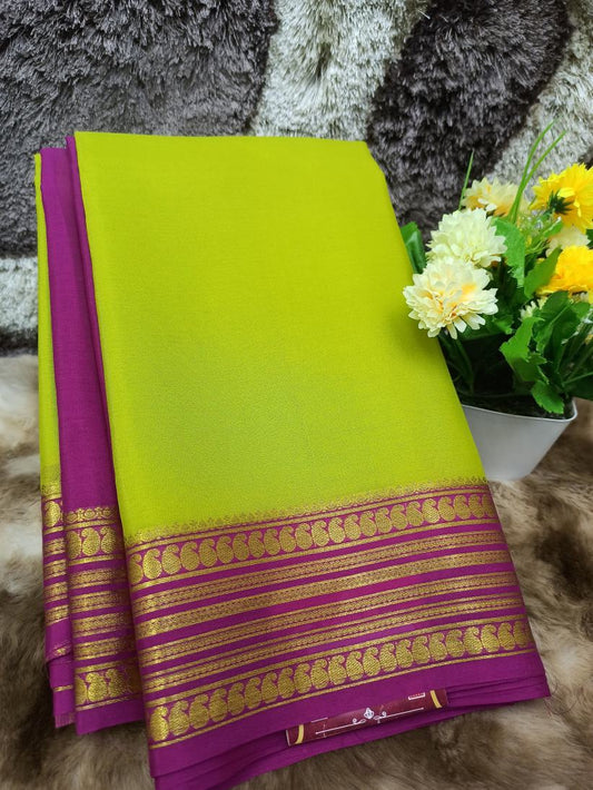 Pure Mysore Silk Saree ( 60 Grams )