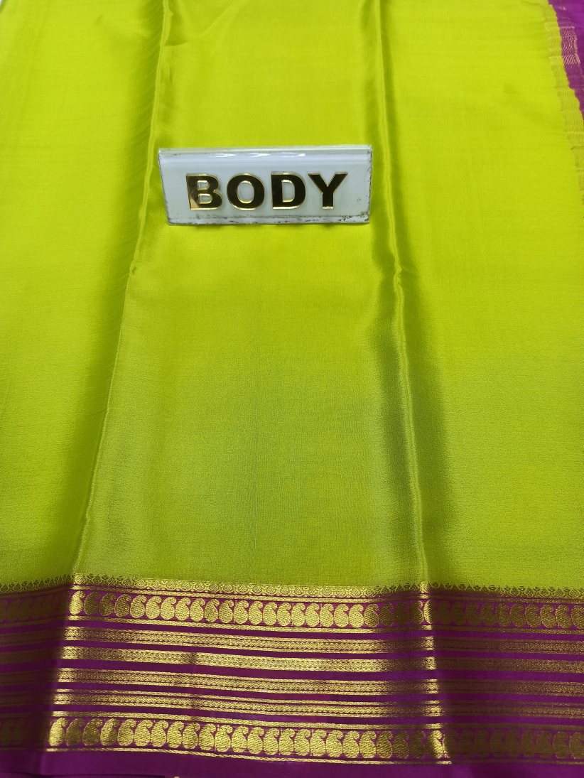 Pure Mysore Silk Saree ( 60 Grams )