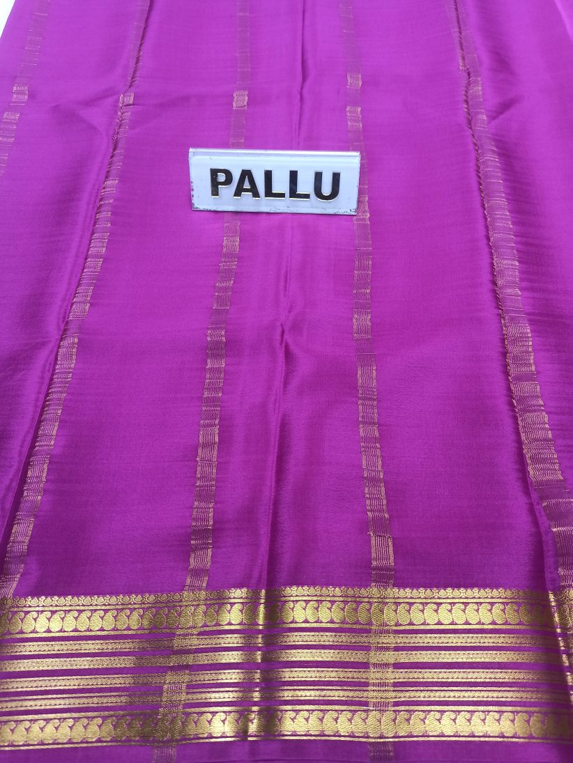 Pure Mysore Silk Saree ( 60 Grams )