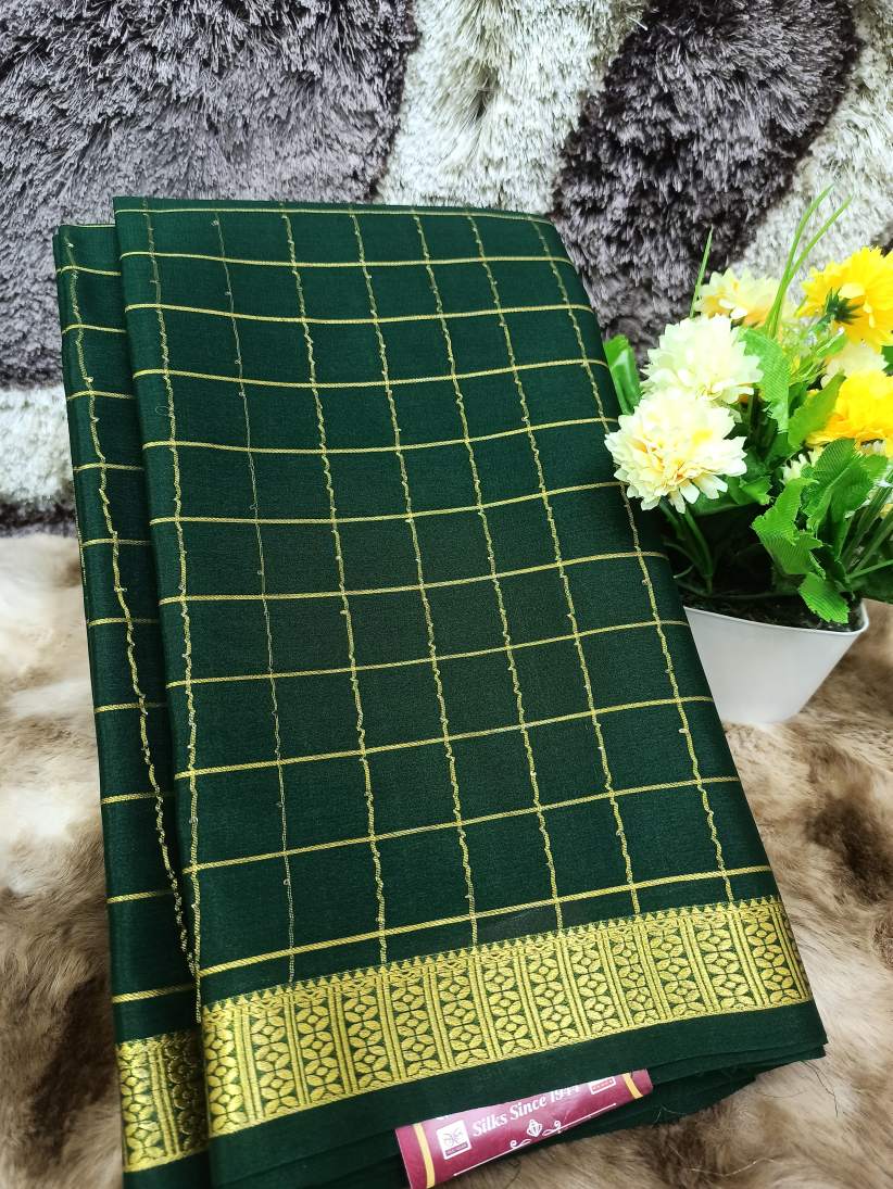 Pure Mysore Silk Saree ( 60 Grams )