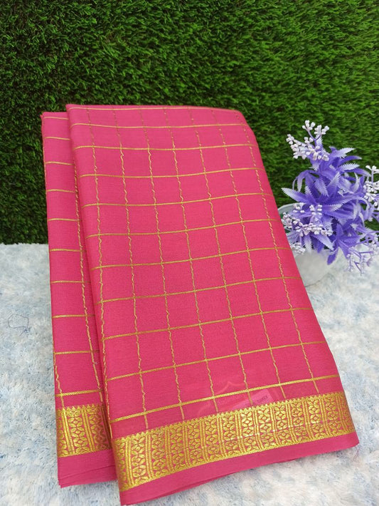 Pure Mysore Silk Saree (60 Grams)