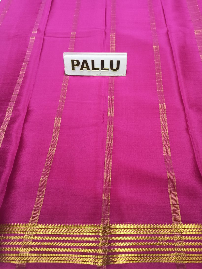 Pure Mysore Silk Saree ( 60 Grams )