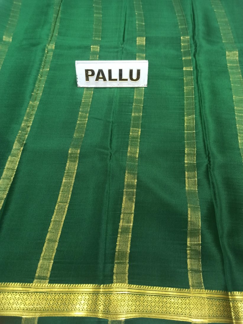 Pure Mysore Silk Saree ( 60 Grams )