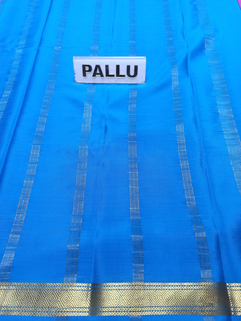 Pure Mysore Silk Saree ( 60 Grams )