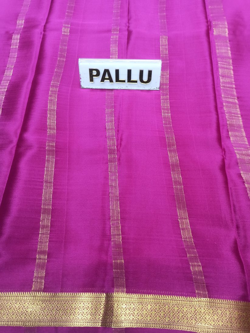 Pure Mysore Silk Saree ( 60 Grams )