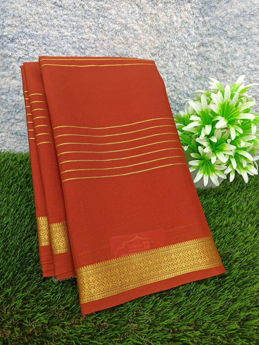 Pure Mysore Silk Saree ( 60 Grams )