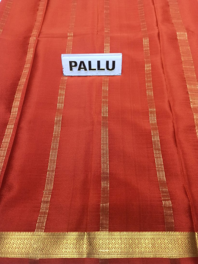 Pure Mysore Silk Saree ( 60 Grams )