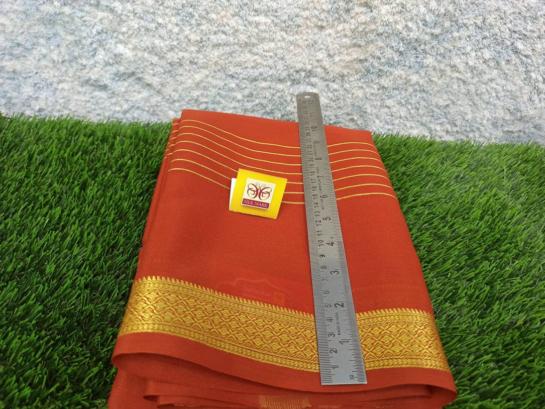 Pure Mysore Silk Saree ( 60 Grams )