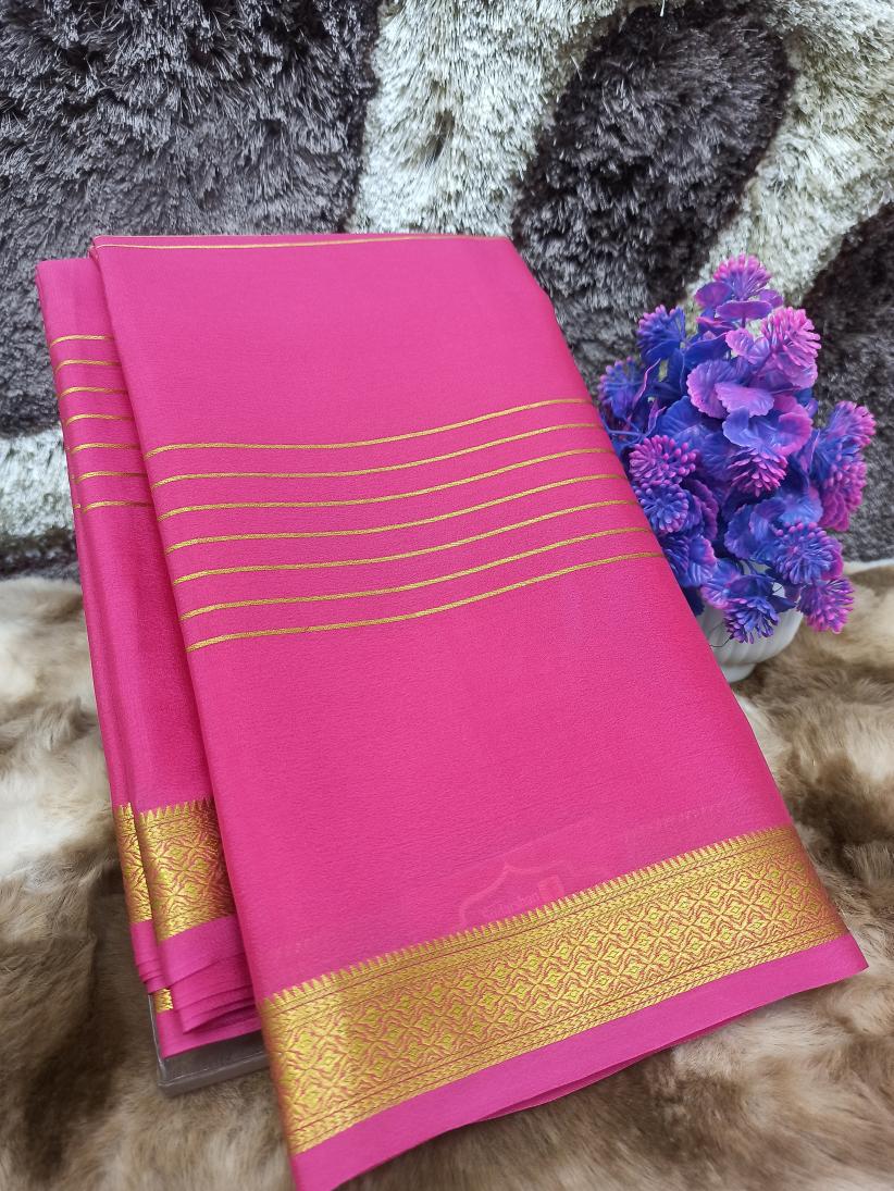 Pure Mysore Silk Saree ( 60 Grams )