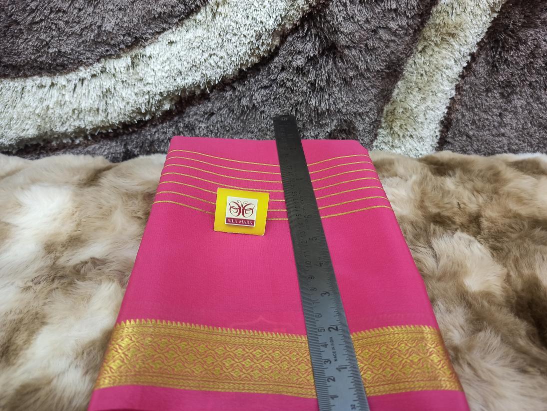 Pure Mysore Silk Saree ( 60 Grams )