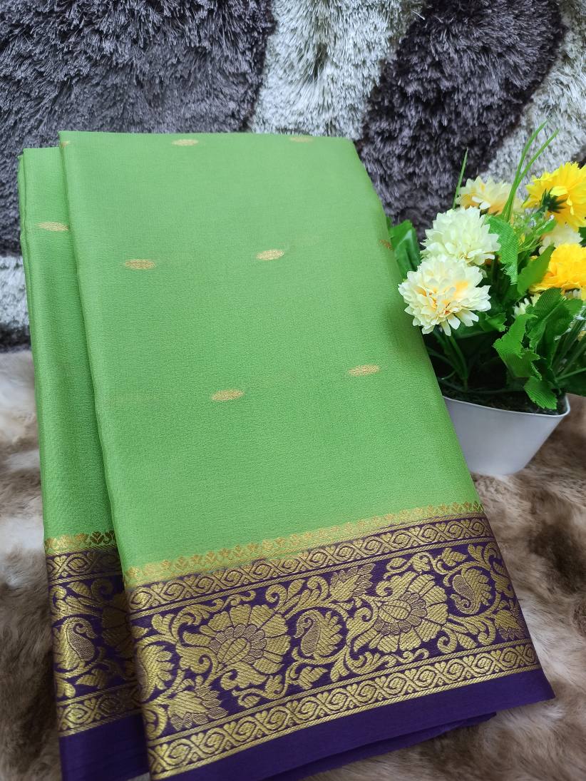 Pure Mysore Silk Saree ( 60 Grams )