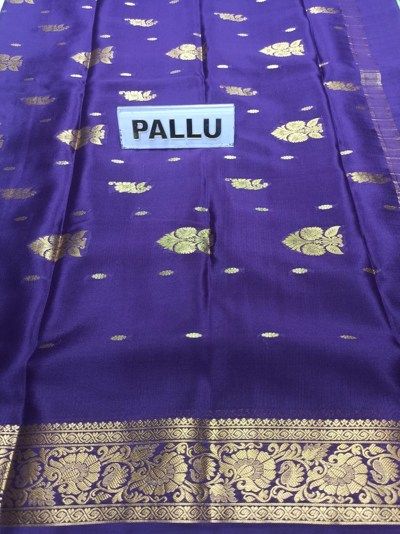 Pure Mysore Silk Saree ( 60 Grams )