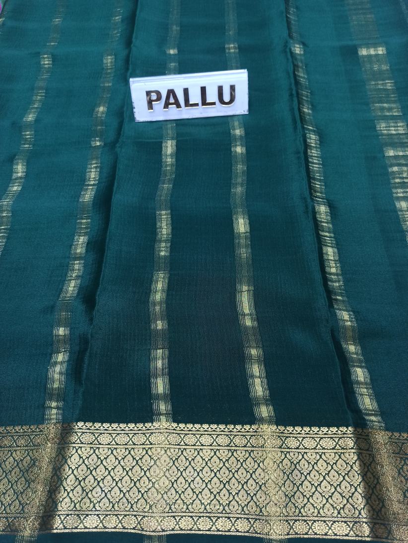 Pure Mysore Silk Saree