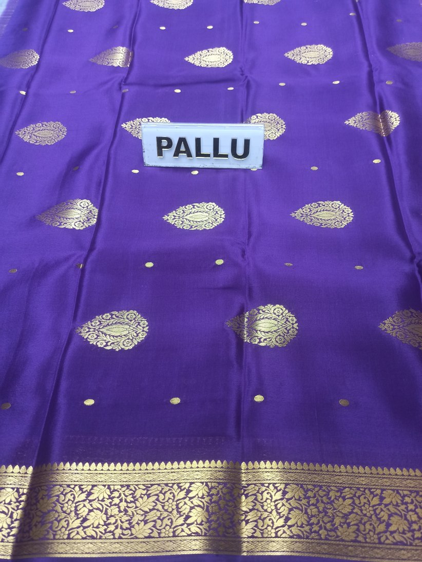 Pure Mysore Silk Saree( 60 Grams )