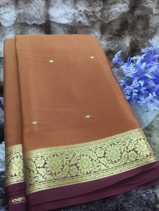 Pure Mysore Silk Saree( 60 Grams )