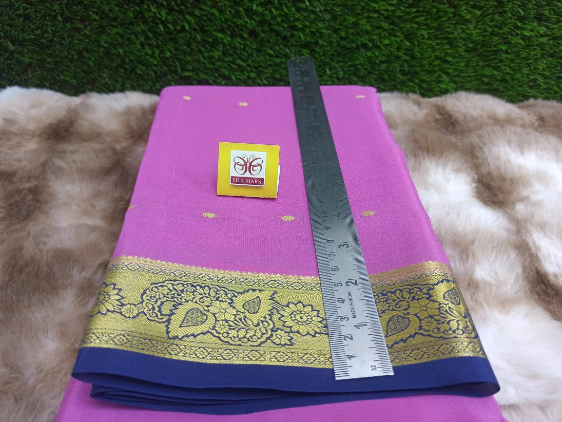 Pure Mysore Silk Saree( 60 Grams )