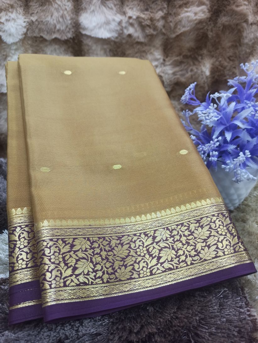 Pure Mysore Silk Saree( 60 Grams )