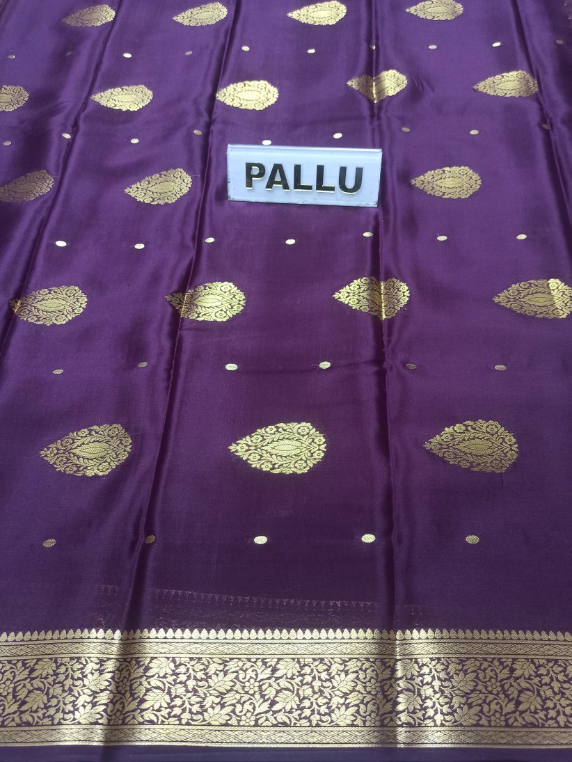 Pure Mysore Silk Saree( 60 Grams )