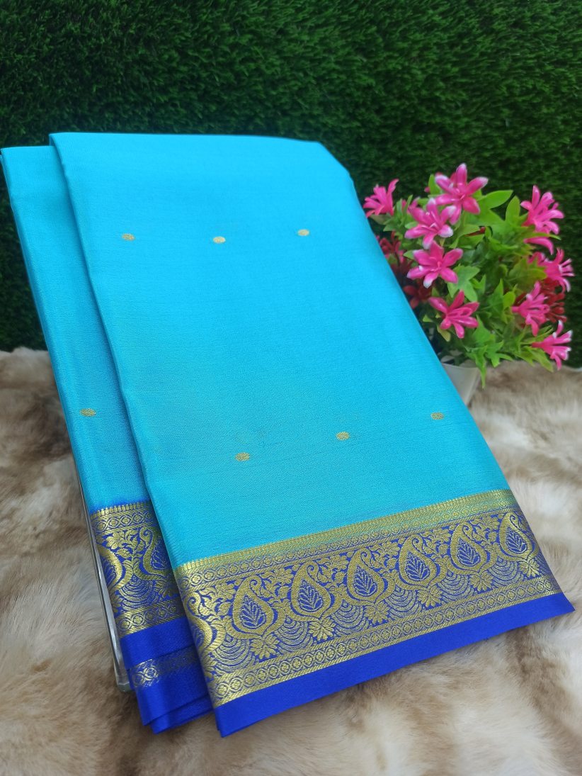 Pure Mysore Silk Saree( 60 Grams )