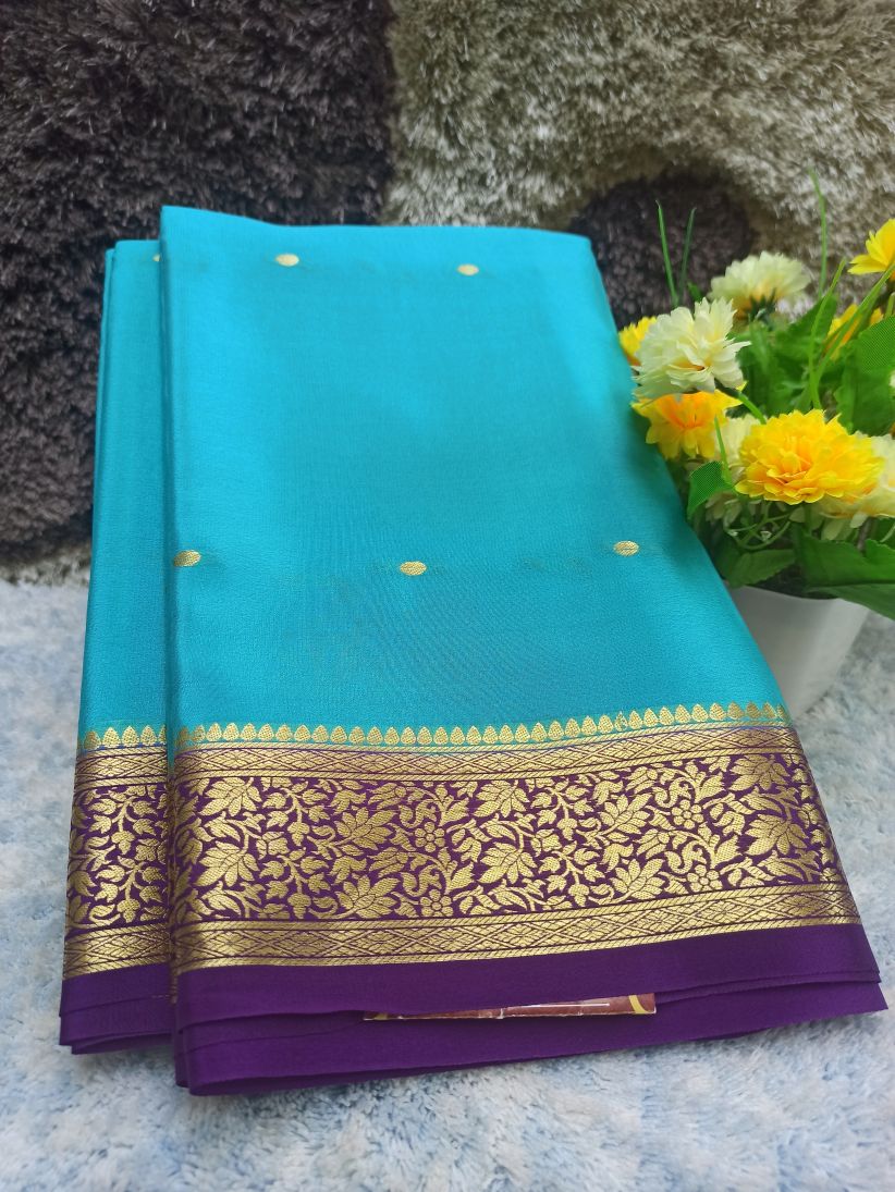 Pure Mysore Silk Saree(60 Grams)