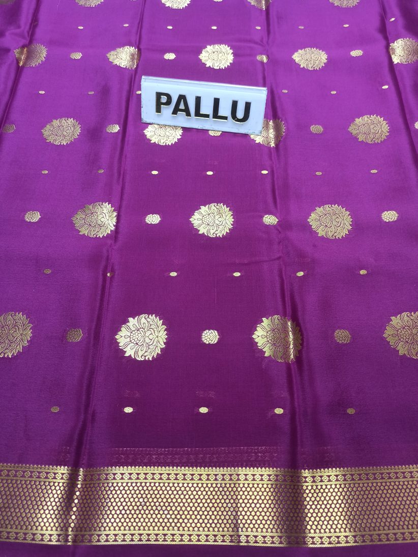 Pure Mysore Silk Saree( 60 Grams )