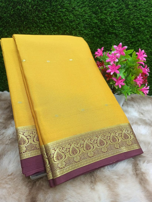 Pure Mysore Silk Saree( 60 Grams )