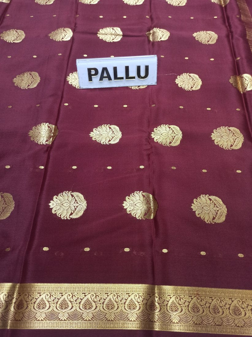 Pure Mysore Silk Saree( 60 Grams )